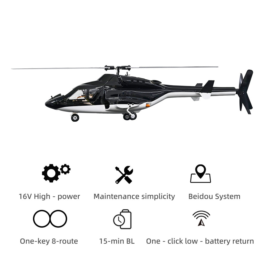 Flywing Airwolf V3 GPS Stabilized 6CH RC Scale helicopter FW450L size Fuselages with H1