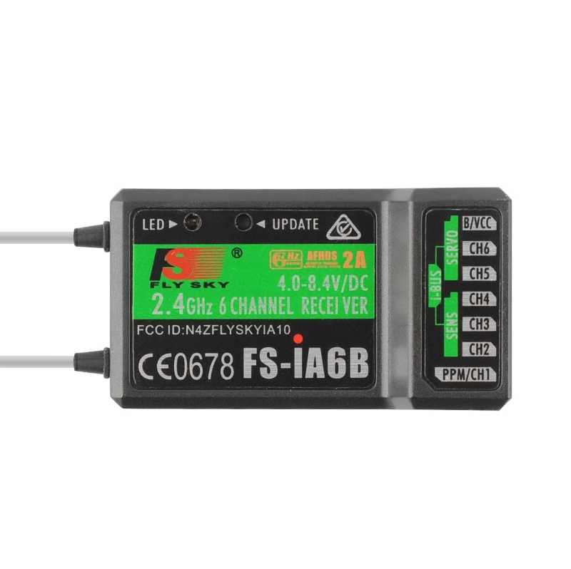 FS i6S for H1 flight control 2.4G SBUS 10 channels transmitter