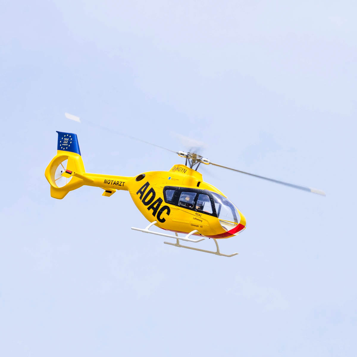 Flywing EC-135 6CH RC GPS Scale helicopter 4 Blades Stabilized 450L size Fuselages with H1