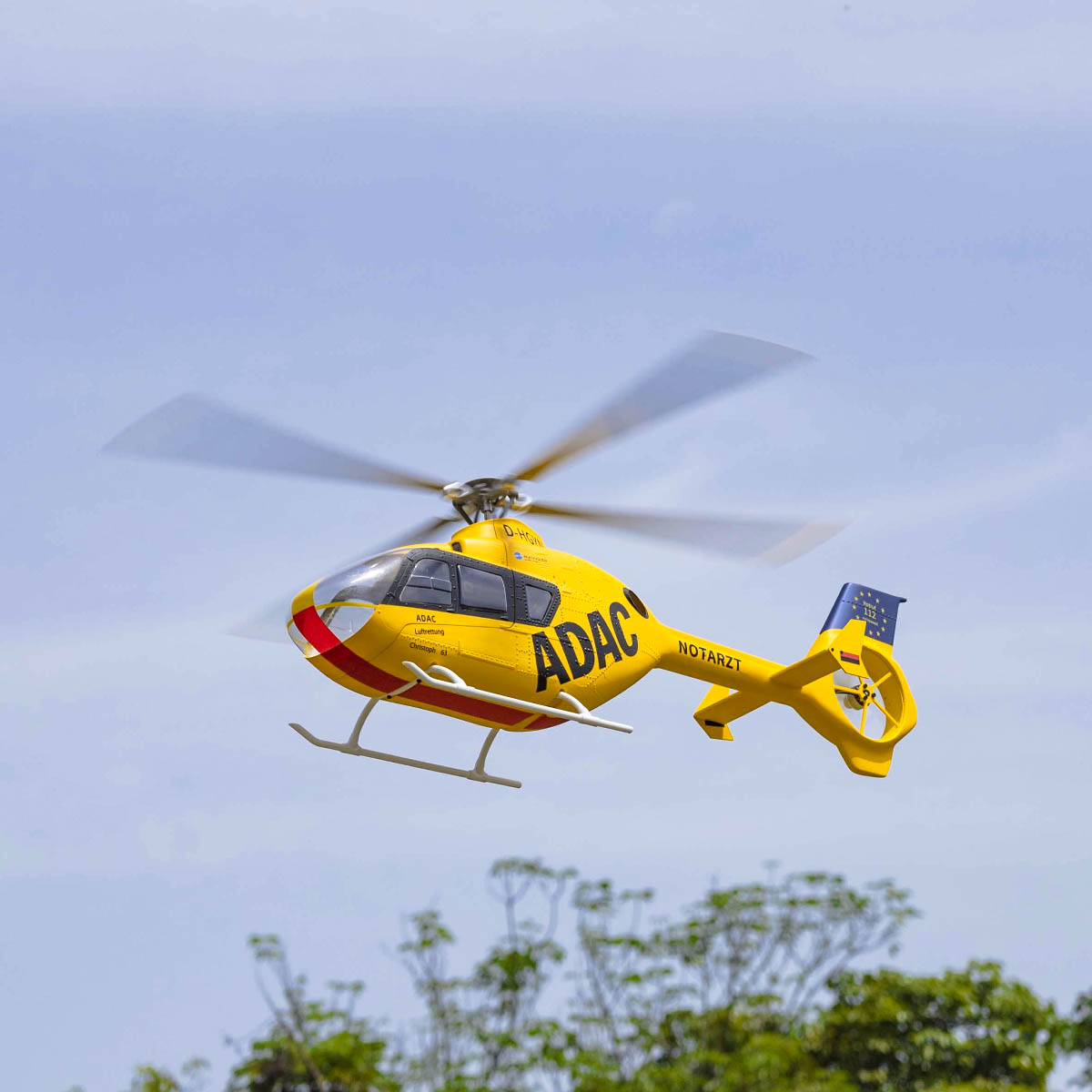 Flywing EC-135 6CH RC GPS Scale helicopter 4 Blades Stabilized 450L size Fuselages with H1