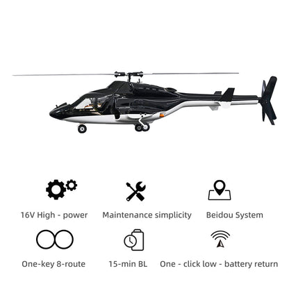 Flywing Airwolf V3 GPS Stabilized 6CH RC Scale helicopter FW450L size Fuselages with H1