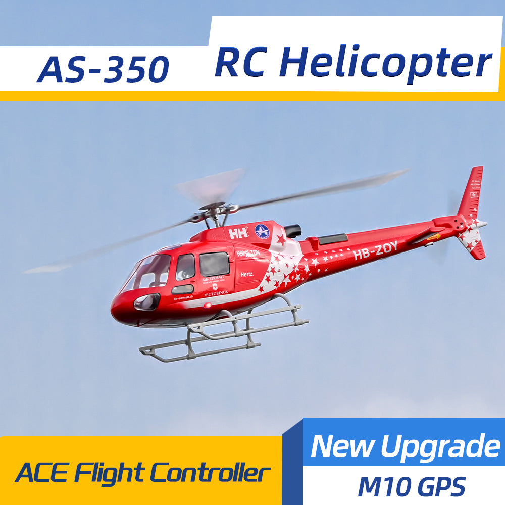 FLYWING AS350 Scale helicopter 470L size 3-blades 6CH GPS AS-350 Squirrel rc helicopter