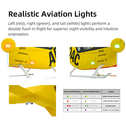 EC-135 LED Fuselage（have skid LED and tail motor）