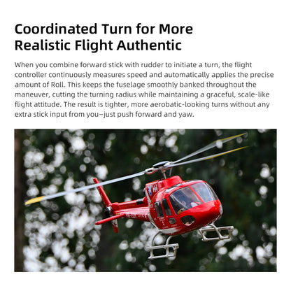 FLYWING AS350 Scale helicopter 470L size 3-blades 6CH GPS AS-350 Squirrel rc helicopter