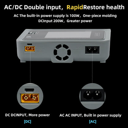 Flywing Q4AC 1-4S balanced Li-Po battery charger 100W-200W