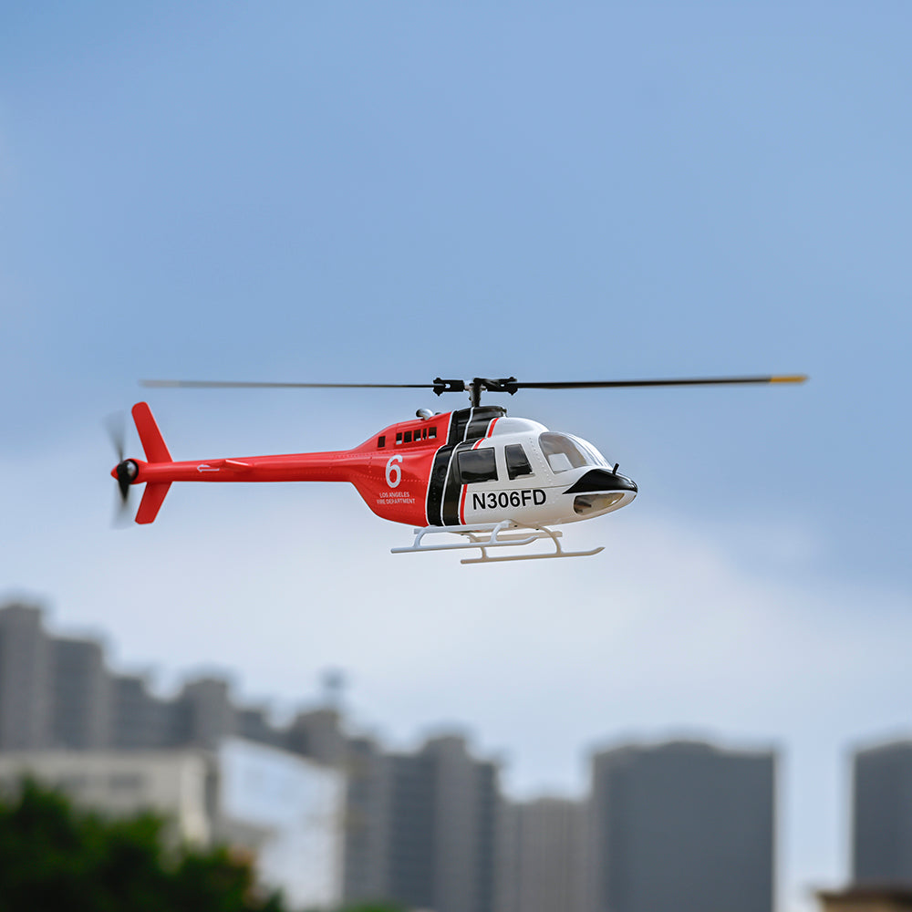 Flywing Bell-206 V3 6CH RC GPS Stabilized Scale helicopter 450L size Fuselages with H1