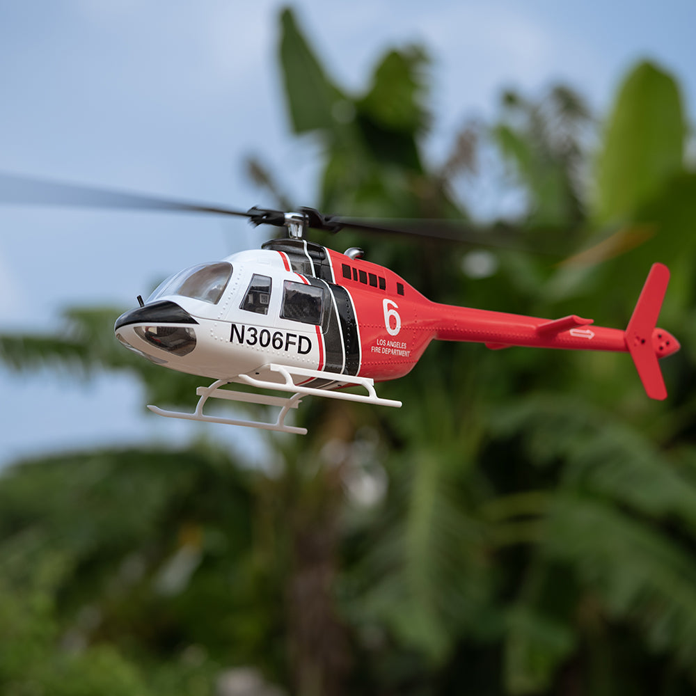 Flywing Bell-206 V3 6CH RC GPS Stabilized Scale helicopter 450L size Fuselages with H1