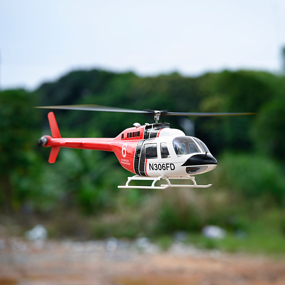 Flywing Bell-206 V3 6CH RC GPS Stabilized Scale helicopter 450L size Fuselages with H1