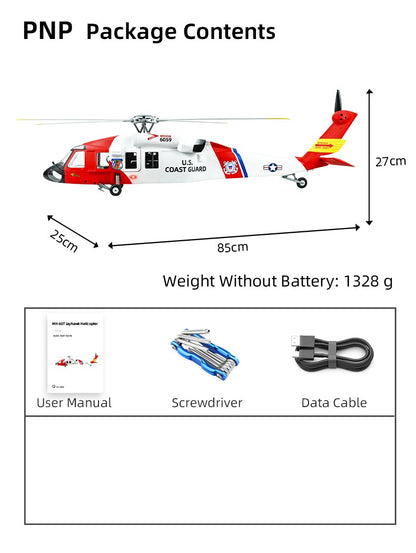 Flywing MH-60T Jayhawk ACE 6CH RC GPS Stabilized UH-60 Scale helicopter 470L size Fuselages