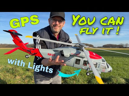 Flywing MH-60R Jayhawk ACE 6CH RC GPS Stabilized UH-60 Scale helicopter 470L size Fuselages